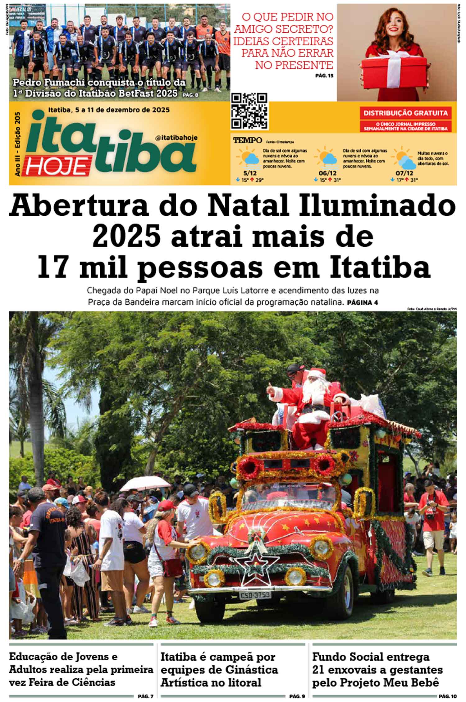 Itatiba Hoje #205 – 05 a 11/12/2025
