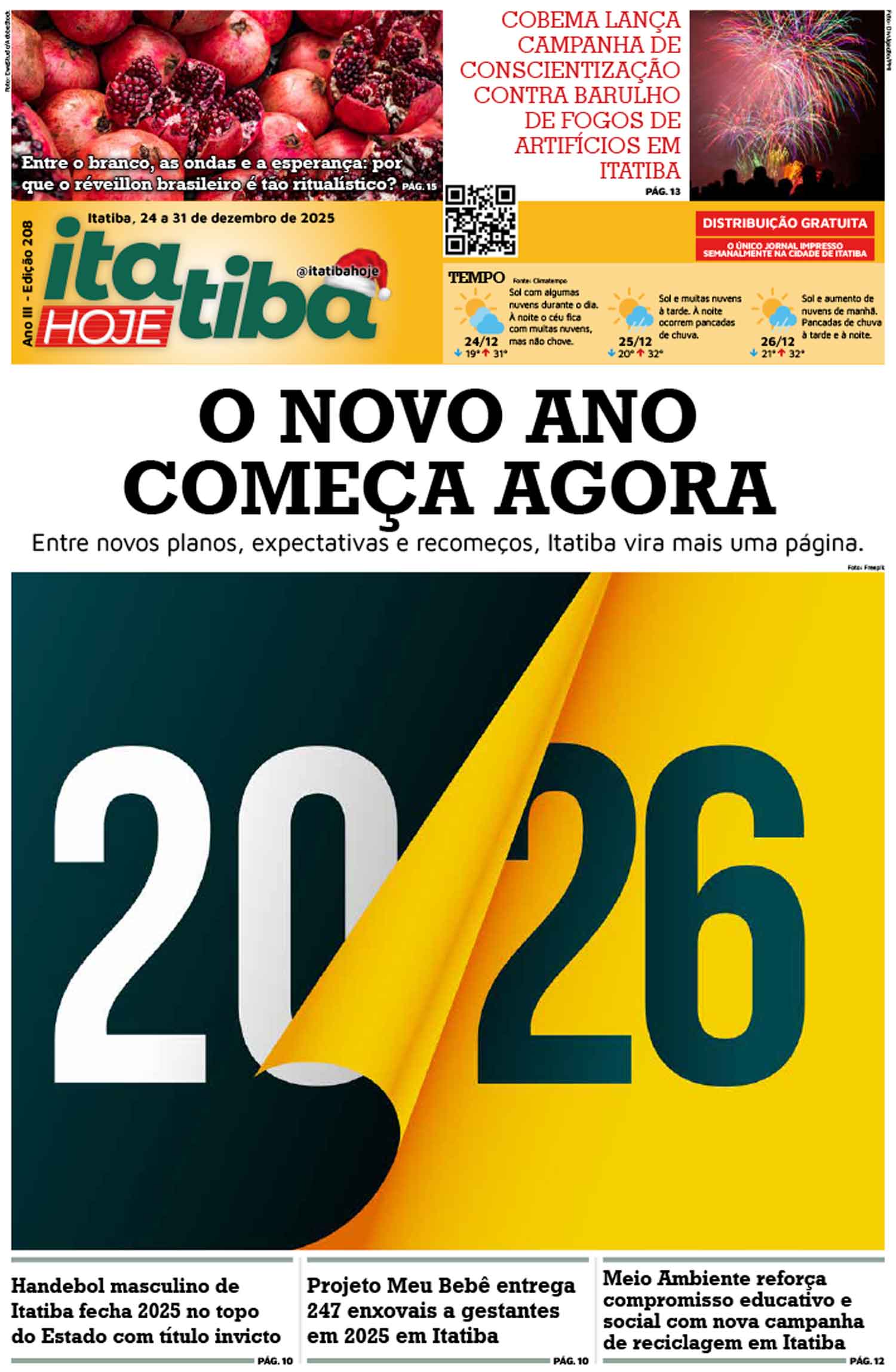 Itatiba Hoje #208 – 24 a 31/12/2025
