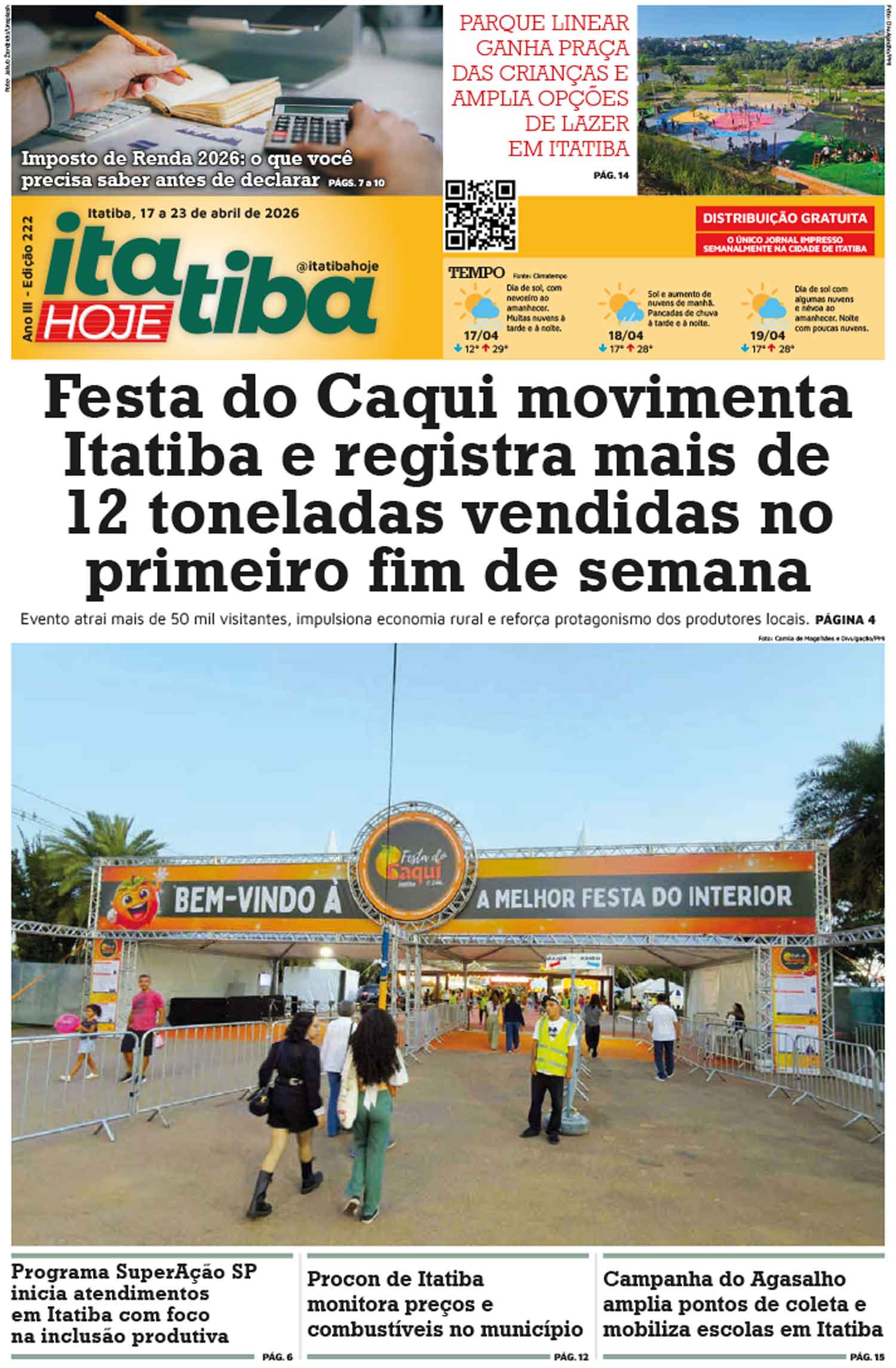 Itatiba Hoje #222 – 17 a 23/04/2026