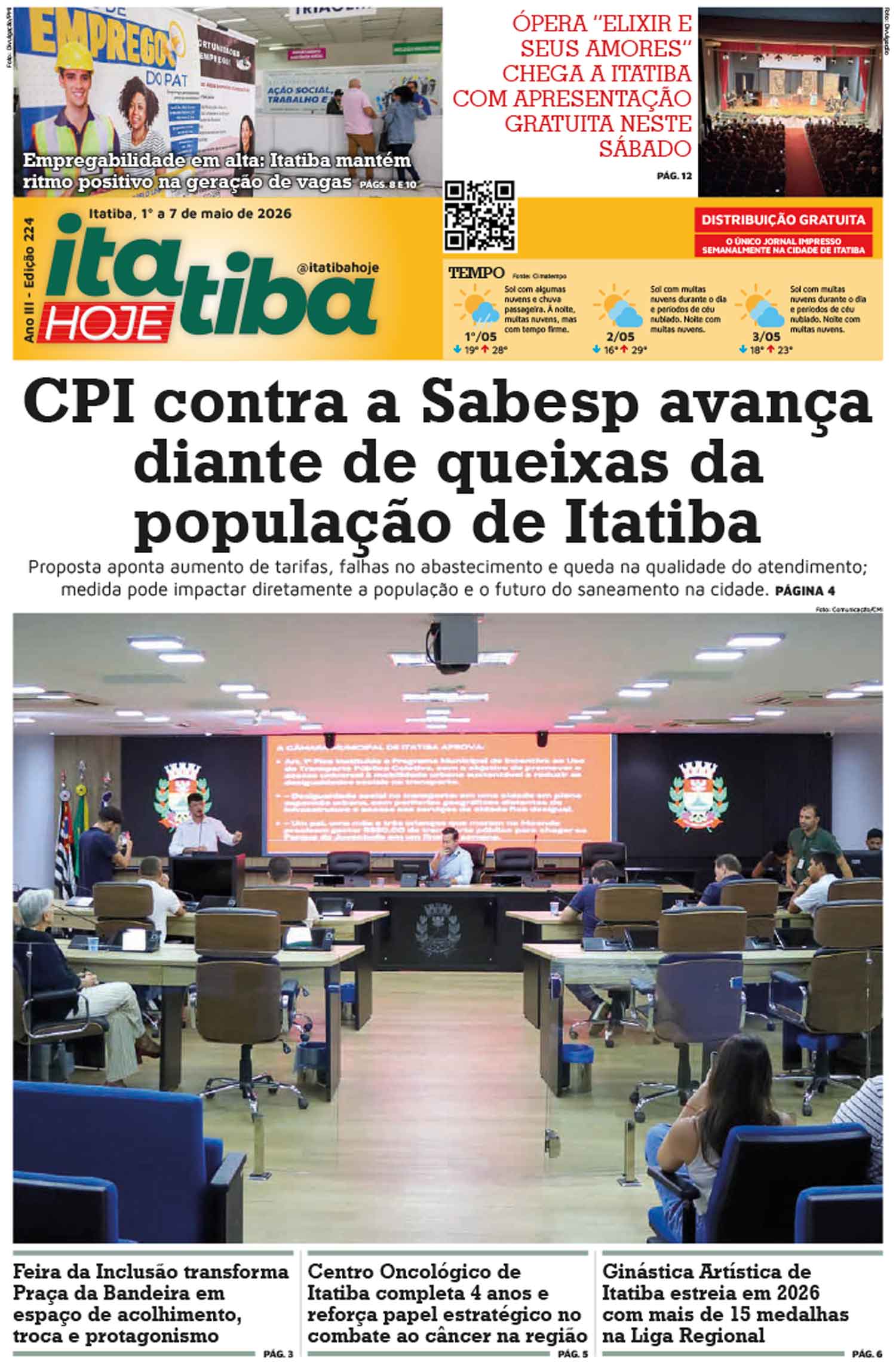 Itatiba Hoje #224 – 01 a 07/05/2026