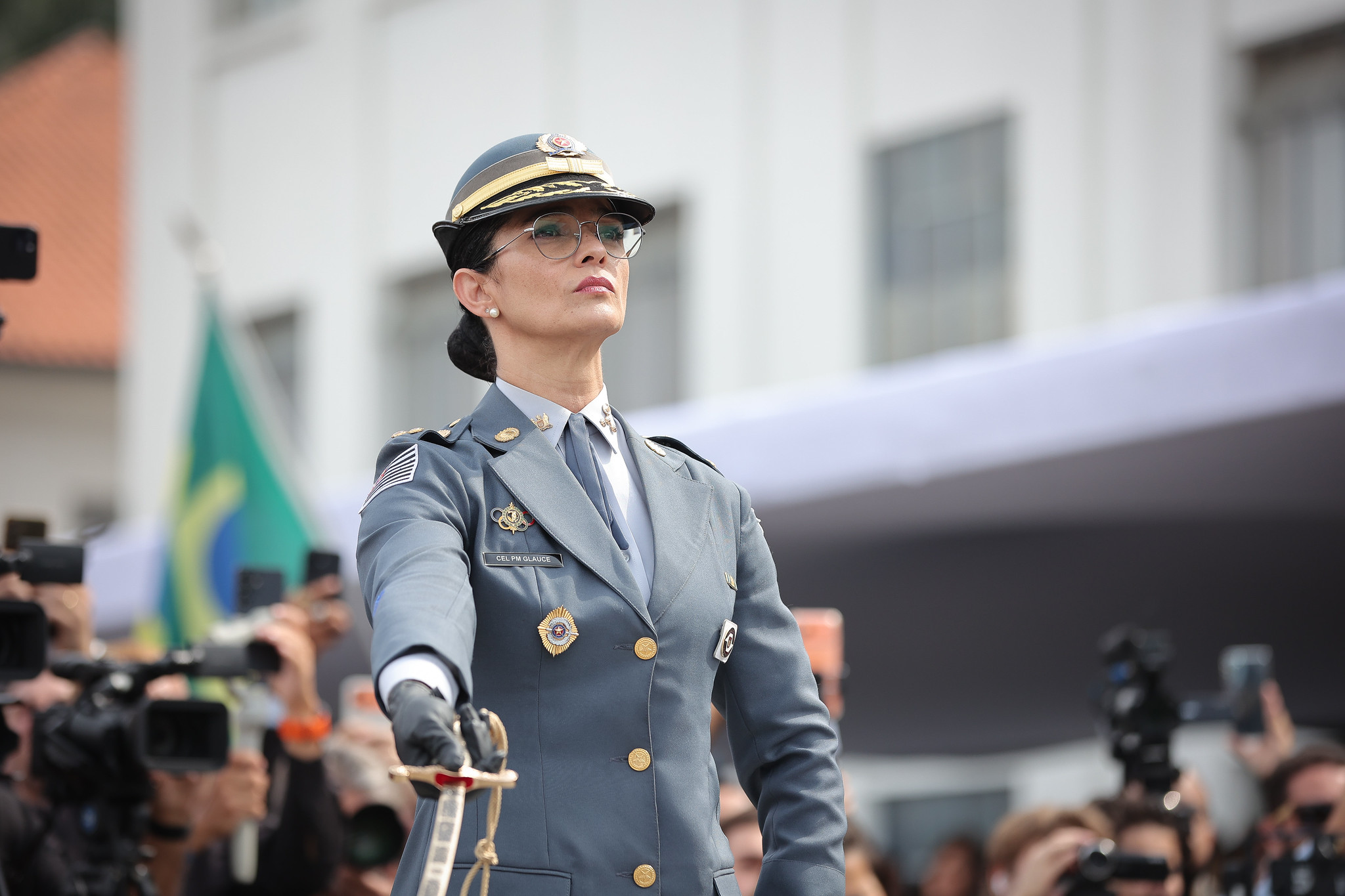 Coronel Glauce toma posse como primeira mulher no comando da Polícia Militar de SP em 200 anos de história