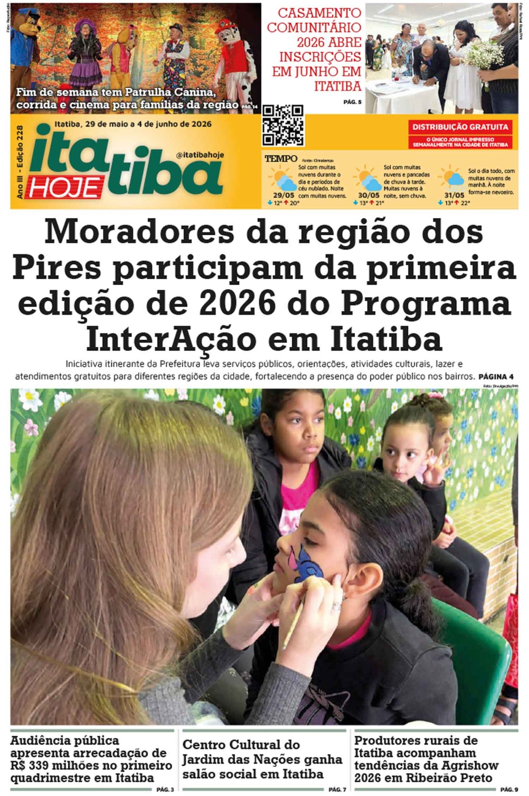 Itatiba Hoje #228 – 29/05 a 04/06/2026