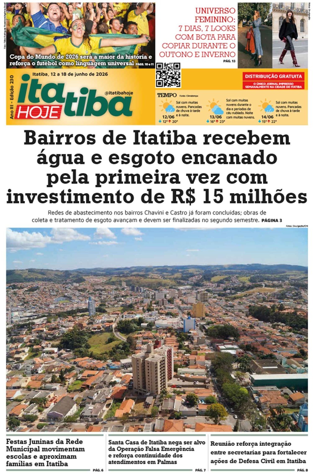 Itatiba Hoje #230 – 12 a 18/06/2026