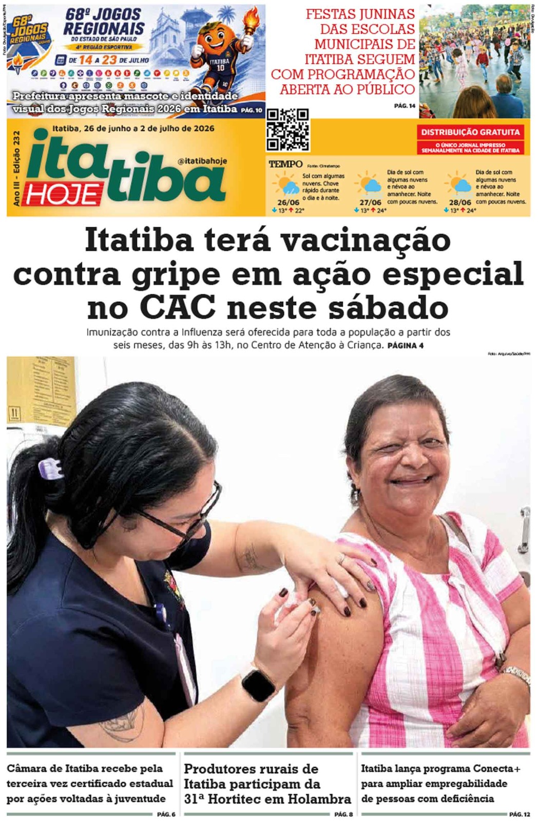 Itatiba Hoje #232 – 26/06 a 02/07/2026