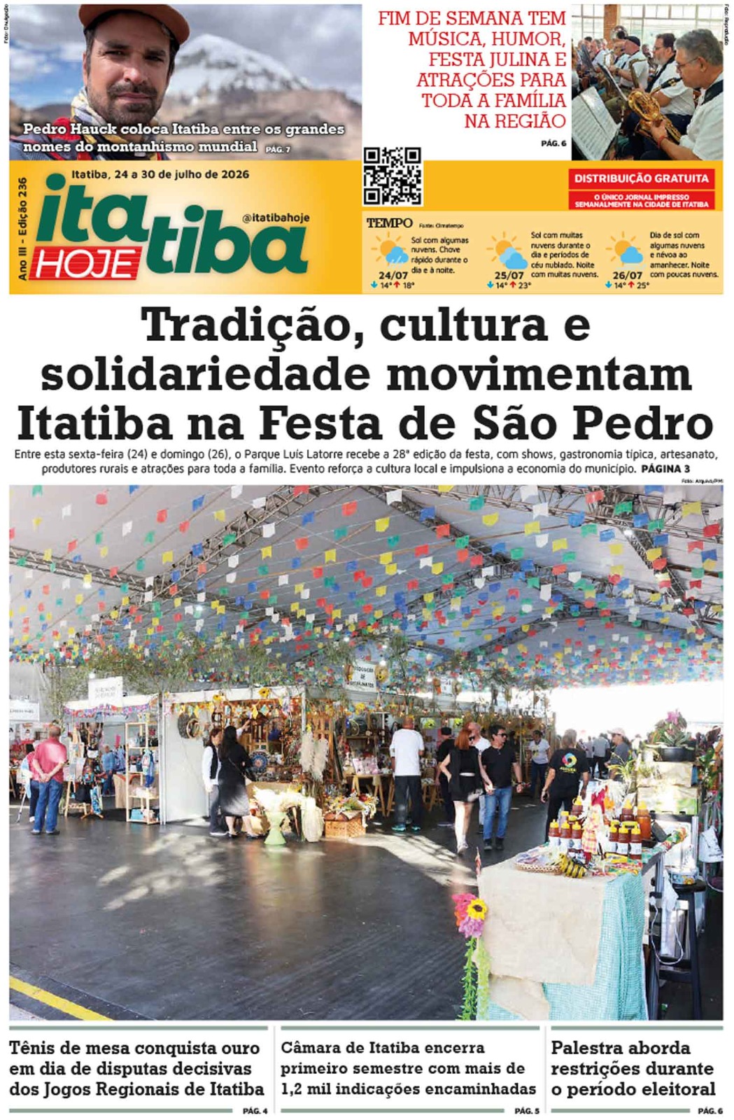 Itatiba Hoje #236 – 24 a 30/07/2026
