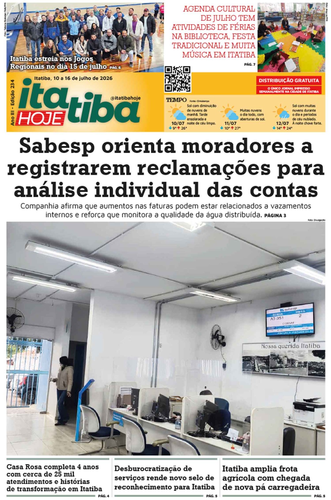 Itatiba Hoje #234 – 10 a 16/07/2026