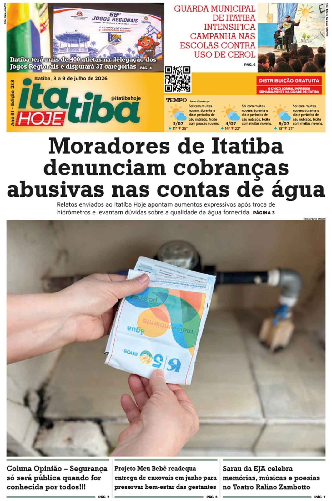 Itatiba Hoje #233 – 03 a 09/07/2026