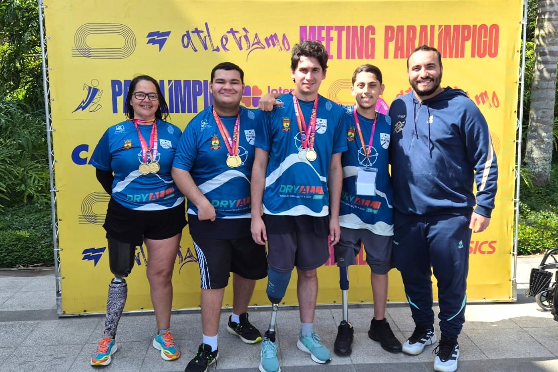 Para-atletismo de Itatiba conquista cinco ouros no Meeting Paralímpico em São Paulo