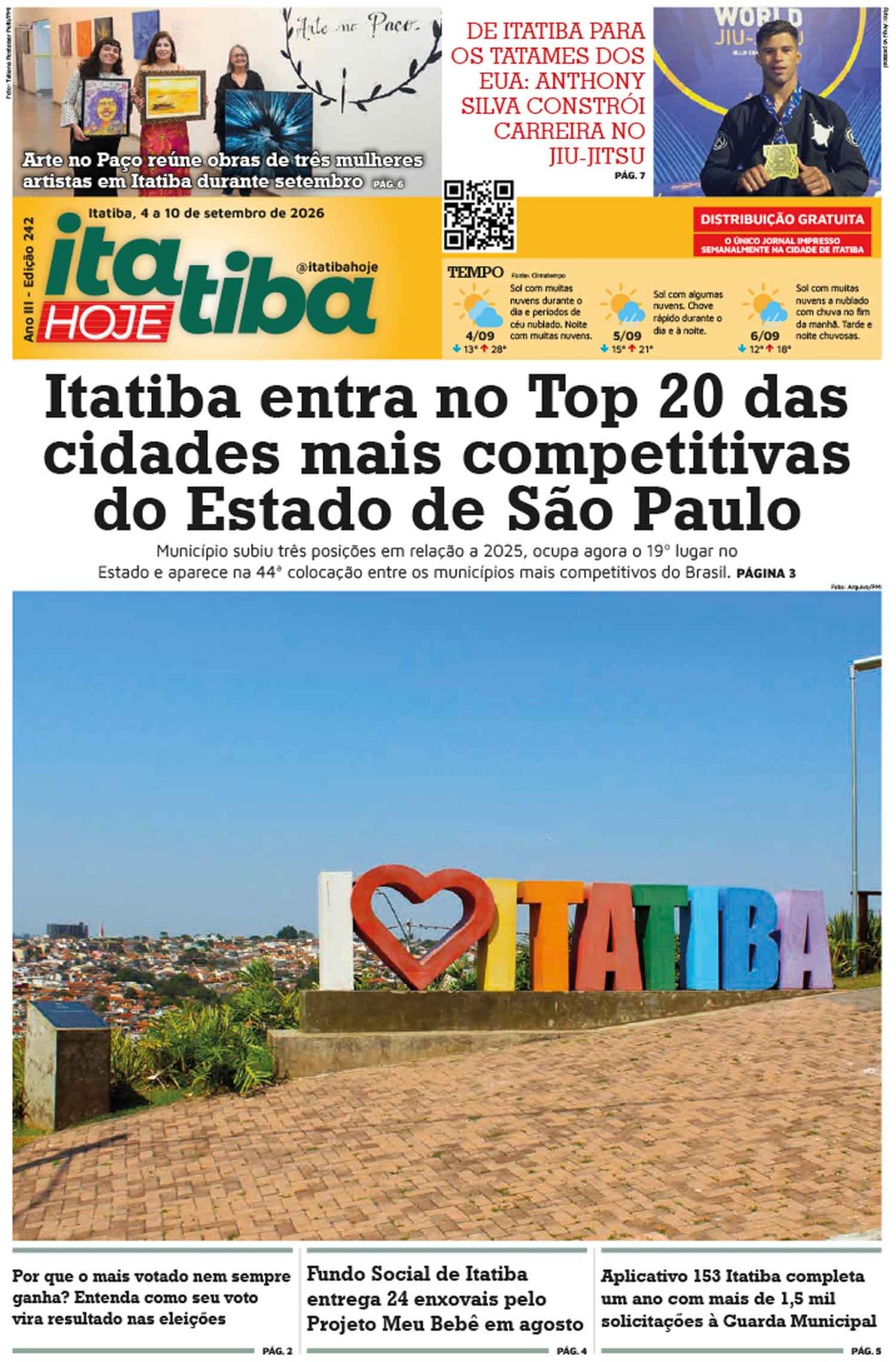 Itatiba Hoje #242 – 04 a 10/09/2026